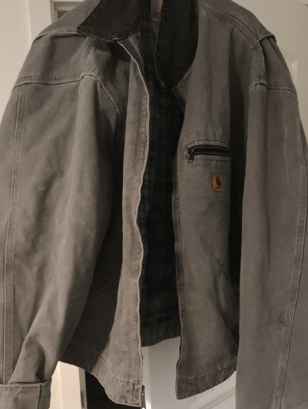 Carhartt Gray Canvas Very Rare  Jacket